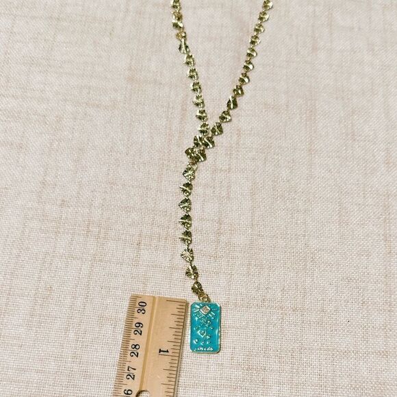 Bohemian gold necklace M429 - Picture 5 of 5